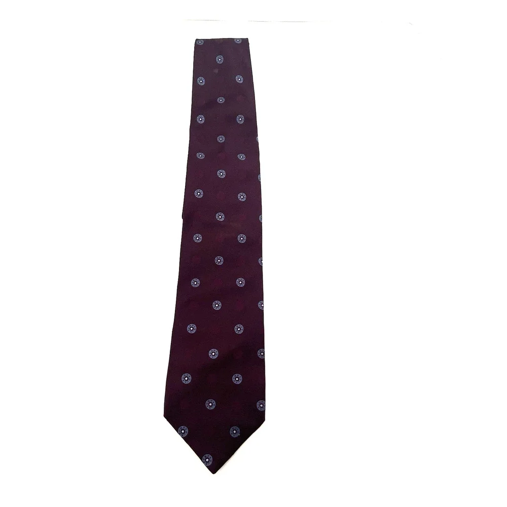 Burgundy Burberry Men's Tie